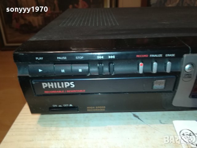 PHILIPS CDR765-AUDIO CD RECORDER-FRANCE 2711211916, снимка 6 - Декове - 34948348