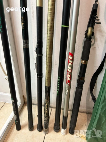 7 броя въдици с калъф и рибарски стол, снимка 7 - Въдици - 54206511