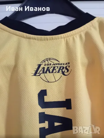 Оригинален детски екип-Los Angeles Lakers - LeBron James - размер 140, снимка 3 - Детски тениски и потници - 49592726
