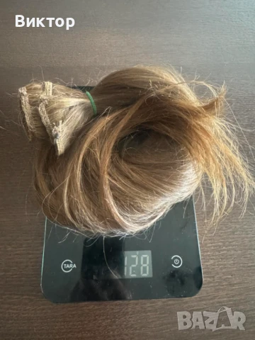 Руска естествена коса на треси - 5 реда, снимка 3 - Аксесоари за коса - 50624574