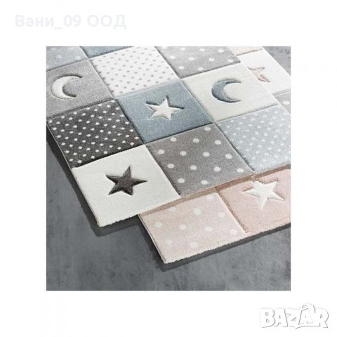 Детски килим с луни/звезди/сърца, снимка 14 - Килими - 36709716