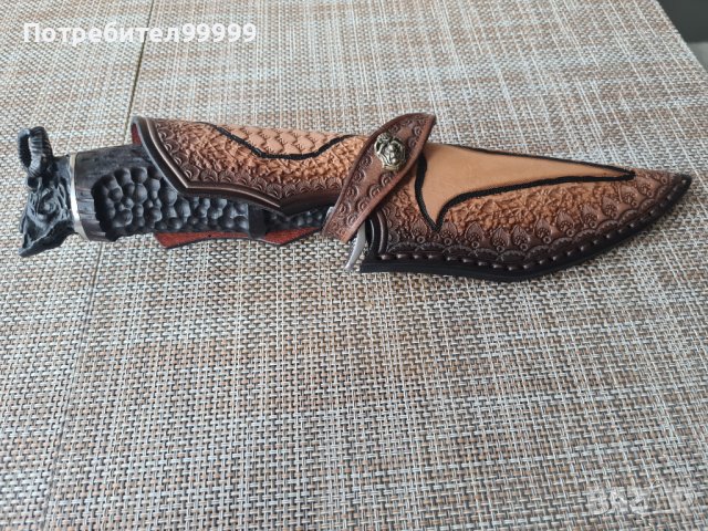 Нож от дамаска стомана , снимка 2 - Ножове - 41839627