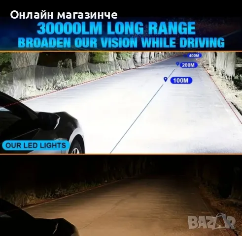 Брутални лед крушки D2S и H7, снимка 4 - Аксесоари и консумативи - 49832000