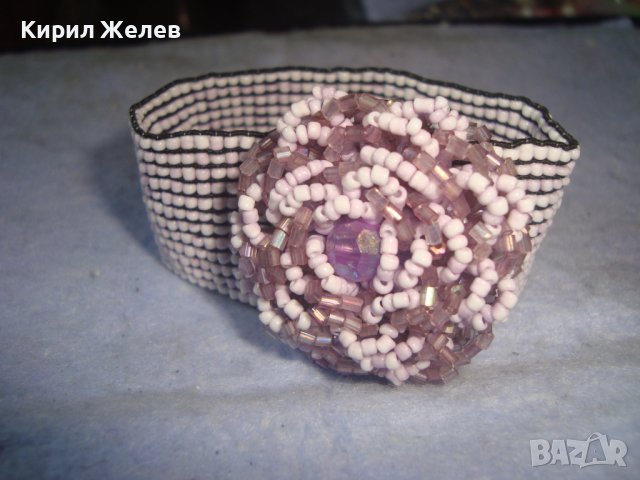 КРАСИВА ФЛОРАЛНА МЪНИСТЕНА ЛЯТНА АРТ РАЗТЕГЛИВА ГРИВНА 57351, снимка 5 - Гривни - 37065384