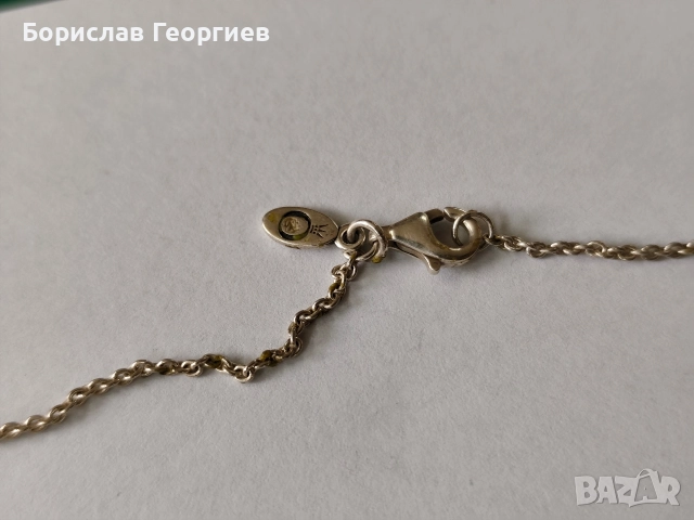 Сребърно колие Пандора Pandora 925, снимка 3 - Колиета, медальони, синджири - 52719528