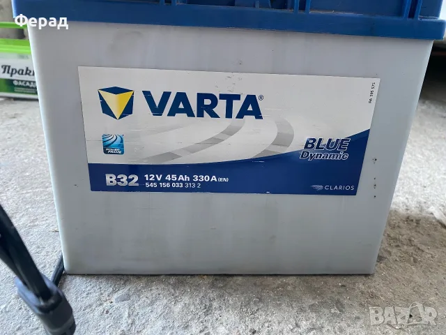 Акумулатор Varta B32 45Ah 330A, снимка 2 - Аксесоари и консумативи - 55890674