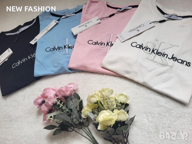 Разпродажба ✨ Дамска Памучна Тениска ✨ Calvin Klein , снимка 2 - Тениски - 51836526