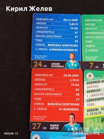 Колекционерски картички на футболисти АНДРЕ ШУРЛЕ,ПХИЛИП ЛАН, ЮЛИАН ДРАХСЛЕР 51024, снимка 10 - Колекции - 51703689