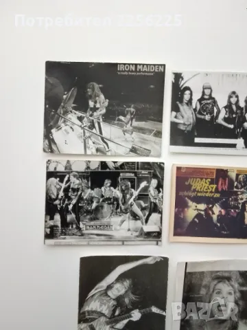 ЛОТ стари картички на метъл групи (лот 8), снимка 6 - Колекции - 49880025