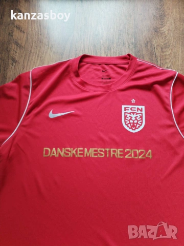 nike fc nordsjælland - МЪЖКА ФУТБОЛНА ТЕНИСКА ХЛ, снимка 3 - Тениски - 54264742