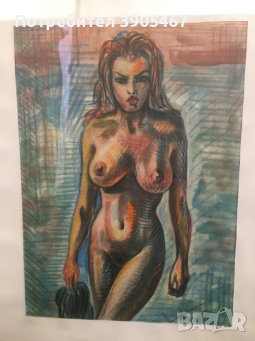 Рисунка, х-к отец Тотю Петров, снимка 2 - Картини - 44526816