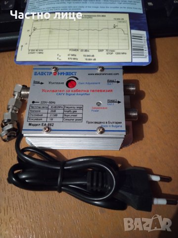 Нов усилвател за телевизия