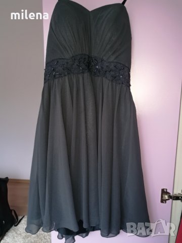 Нова, официална, сива рокля, снимка 2 - Рокли - 30548971