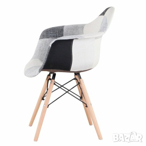 Висококачествени трапезни столове тип кресло пачуърк LQ-BBPY-2BLH, снимка 10 - Столове - 42873583