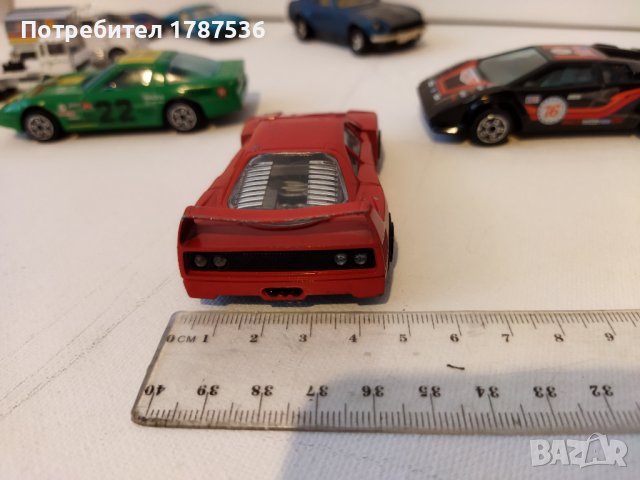 Bburago Ferrari F40 1/43 Italy Vintage Toy Car Diecast AF626, снимка 2 - Колекции - 39383179