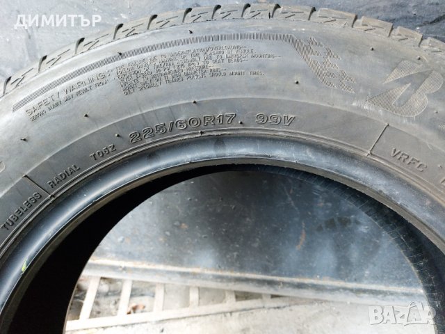 2бр.летни BRIDGESTONE 225/60/17 99V DOT 1022, снимка 6 - Гуми и джанти - 38499278