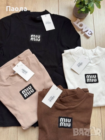 Дамска блуза Miu Miu , снимка 3 - Блузи с дълъг ръкав и пуловери - 52905517