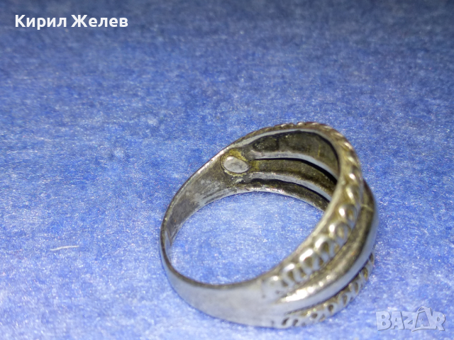 КРАСИВО ОРНАМЕНТИРАН СРЕБЪРЕН ПРЪСТЕН СРЕБРО 925 РЪЧНА МАЙСТОРСКА ИЗРАБОТКА 41891, снимка 15 - Пръстени - 44663726