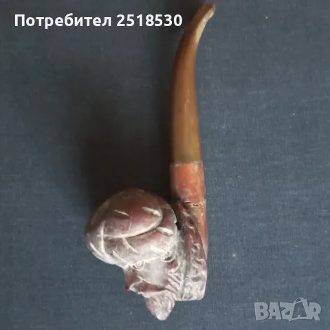 Стара Турска лула, снимка 3 - Антикварни и старинни предмети - 48988183