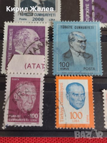 Пощенски марки серия Известни личности ПРЕЗИДЕНТИ Ататюрк поща Турция за колекция - 20883, снимка 5 - Филателия - 36681798