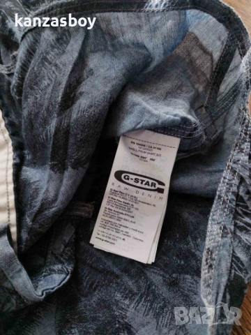 g-star swell palm shirt - страхотна мъжка риза КАТО НОВА М, снимка 7 - Ризи - 51097390