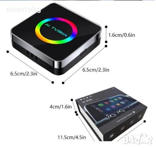 Безжичен CarPlay & Android Auto AI Box Farrot Android 13, 4G, 2GB RAM, 16GB ROM, WiFi 5G, снимка 5 - Аксесоари и консумативи - 55991047