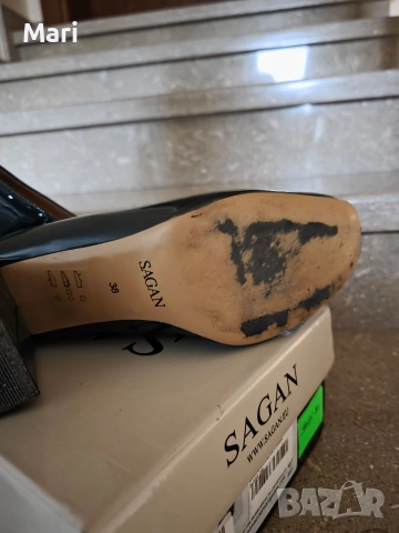 зелени дамски обувки на ток, снимка 5 - Дамски обувки на ток - 52685857