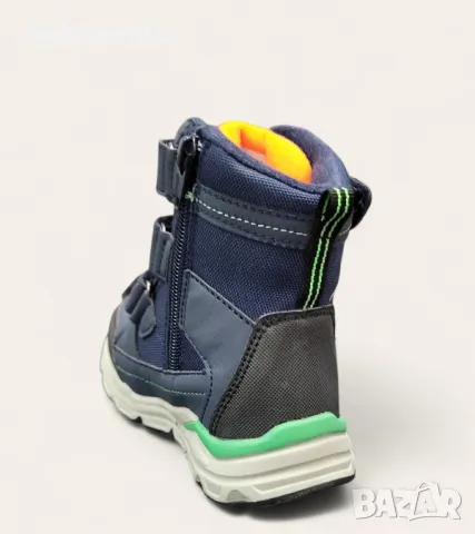 ПРОМОЦИЯ! Детски боти апрески за момче с лепенки W194154 navy, снимка 3 - Детски боти и ботуши - 48393040