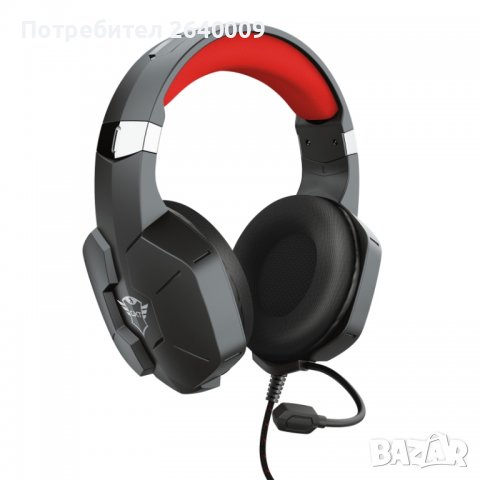 Слушалки, TRUST GXT 323 Carus Gaming Headset, снимка 2 - Слушалки за компютър - 38510185