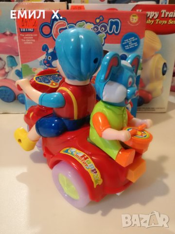 Бебешка музикална играчка мотор, снимка 3 - Коли, камиони, мотори, писти - 31091480