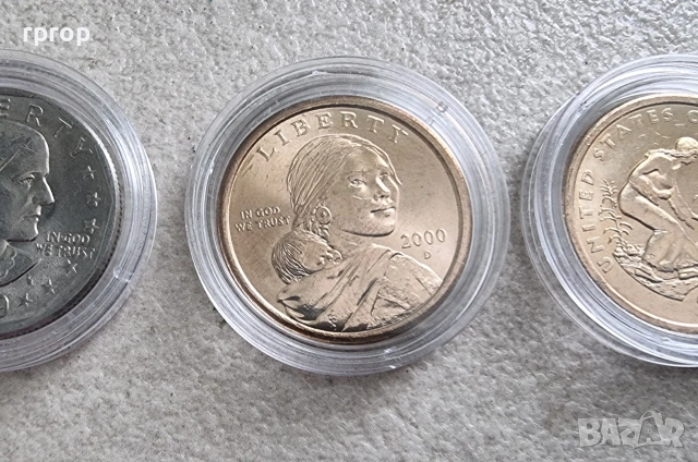 Оригинални монети. САЩ. Един Американски долар .3 бройки. 3 различни долара., снимка 3 - Нумизматика и бонистика - 41928053