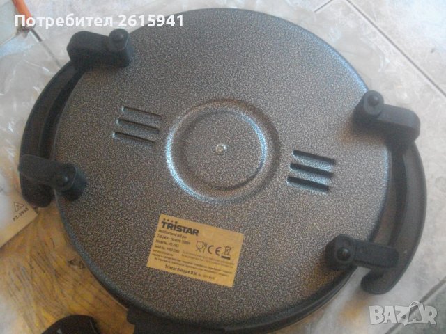 Нов Холандски Мултифункционален Грил Тиган-ф30мм-280 Градуса-1500 Вата-TRISTАR Z-2963, снимка 12 - Печки, фурни - 38547075