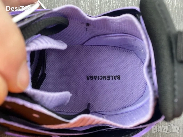 Balenciaga Track Sneaker "Black/Purple" , снимка 8 - Маратонки - 54358818