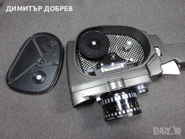 СТАРА РЕТРО СОЦ СССР 8 мм КИНОКАМЕРА КМЗ КВАРЦ QUARZ 2М, снимка 6 - Антикварни и старинни предмети - 53987032