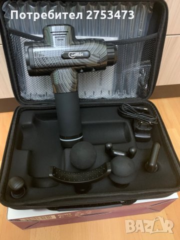 Мускулен масажор - тип пистолет Нов с гаранция, снимка 3 - Масажори - 31776416