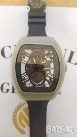 Уникален часовник Franck Muller Vanguard Carbon механичен клас 6А+, снимка 18 - Мъжки - 30281718