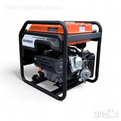 Инверторен генератор бензин/газ BULPOWER 4.2 KW 4500I с стартер, снимка 6 - Генератори - 48535552