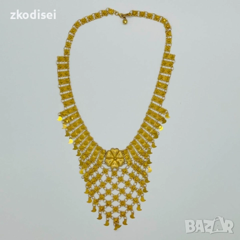 Златнo колие 15,06гр. 48,0см. 14кр. проба:585 модел:33760-1, снимка 1