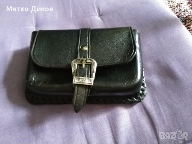 Чанта за колан голяма естествена кожа 178х120мм вътре 170х105 става за голям мобилен нова, снимка 2 - Чанти - 44358895