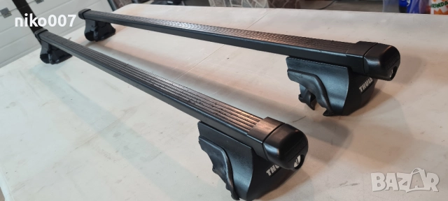 THULE -УНИВЕРСАЛНИ-греди-рейки-релси за куфар-багажник-автобокс, снимка 2 - Аксесоари и консумативи - 51642965