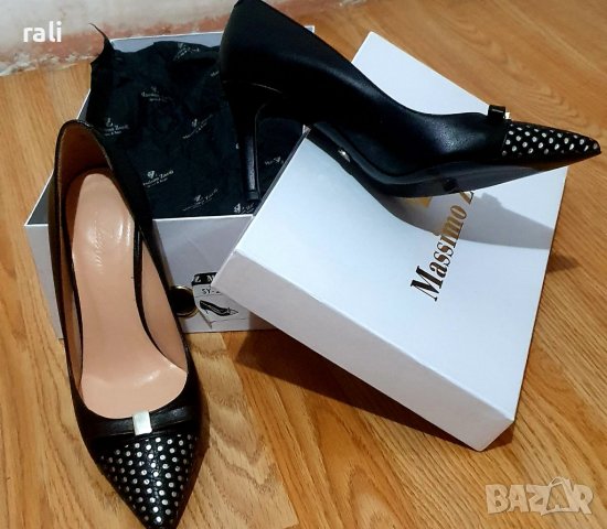 Елегантни обувки с панделка от естествена кожа, снимка 4 - Дамски елегантни обувки - 38341378