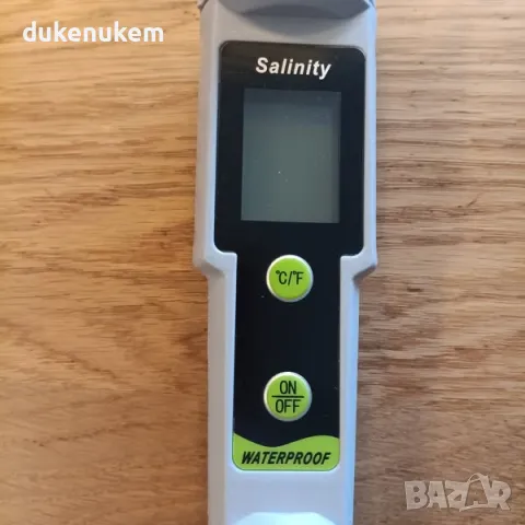 НОВ! Дигитален тестер за соленост и Т, за аквариуми, басейни, вода, снимка 10 - Друга електроника - 49842452
