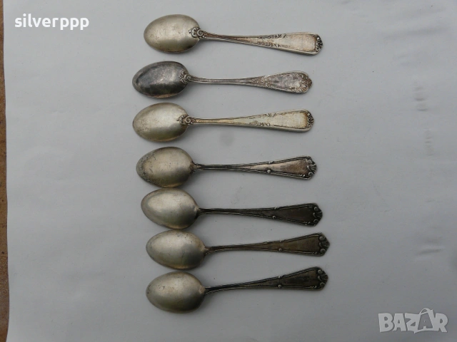  Сребърни лъжички , снимка 3 - Други ценни предмети - 53045691
