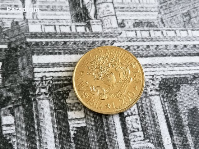 Монета - Италия - 200 лири (юбилейна) | 1994г., снимка 1 - Нумизматика и бонистика - 29771567
