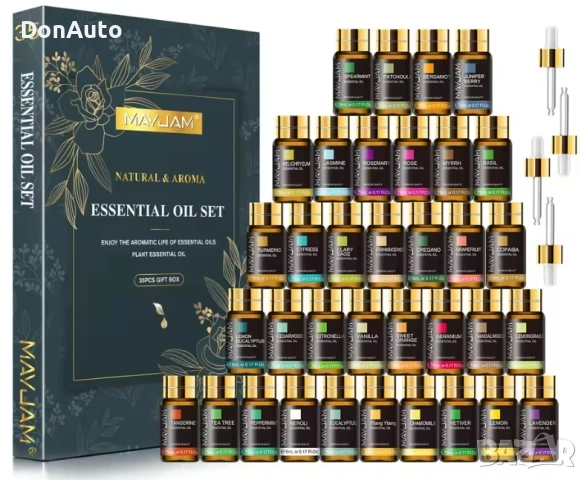 Комплект от 35 етерични масла , снимка 5 - Други - 53128930