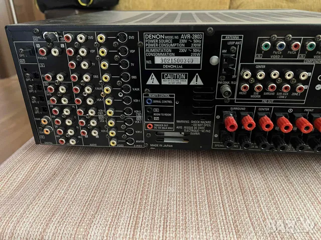 DENON  AVR 2803  ресивер / усилвател, снимка 4 - Ресийвъри, усилватели, смесителни пултове - 56040651