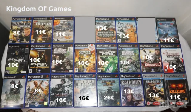 Игри за PS2 Tom Clancy/Conflict Vietnam/Operation Air Assault/Call Of Duty/Killzone/Medal Of Honor/