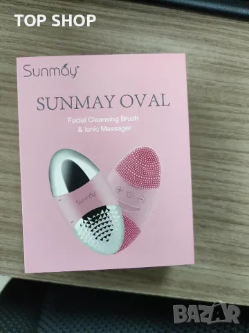 SUNMAY Oval Всичко в едно,звукова четка за почистване на лице,с функция за положителни и отрицателни, снимка 4 - Масажори - 48670506
