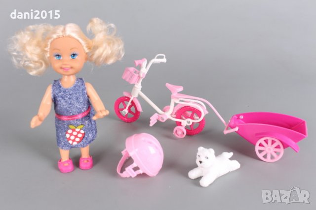 Кукла с колело, снимка 2 - Кукли - 37382470