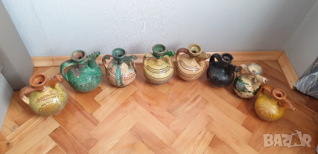 Лот от 8 броя старинни български крондири, бърдета, керамика, снимка 9 - Антикварни и старинни предмети - 54313809